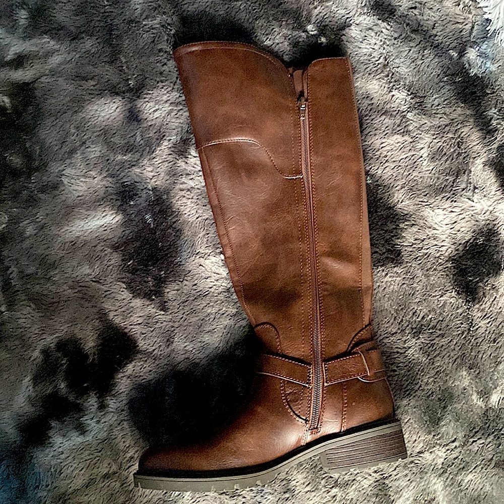 GUESS GBG HAYDIN Knee High Boots Brown